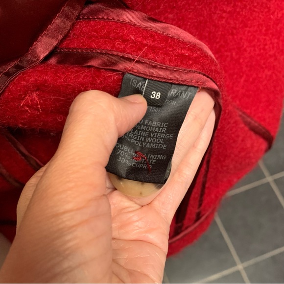 Isabel Marant Red Mohair Blazer (M) - Picture 6 of 6